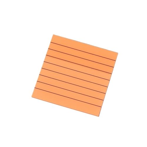 Haftnotizen Einfache, leere Haftnotizen fürs Büro(Orange) von WENYOG