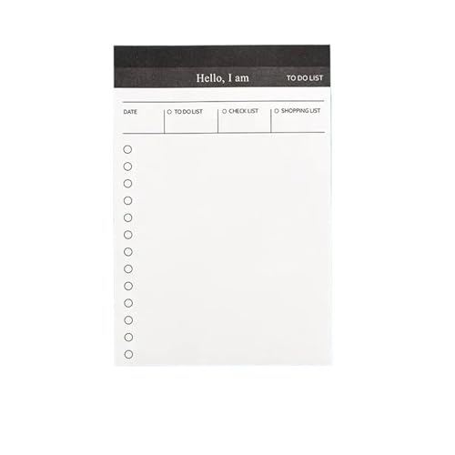 Haftnotizen Kreative Täglichen Zeitplan Memo Pad Zu Tun Liste Zeit Haftnotizen Zeitplan Planer Aufkleber(Color 4) von WENYOG