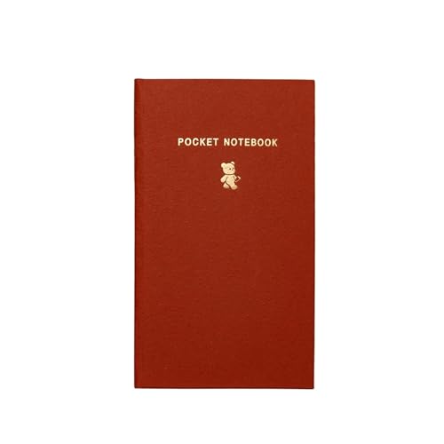 WENYOG Inspirierendes Notizbuch 3 Stück 40 Blätter Bronzing Tragbares Taschennotizbuch for den täglichen Lebensplan Kunstinspiration Rekordbüro Studentenversorgung(C) von WENYOG