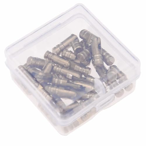 WENYOG Verdeckte scharniere 40 Stück Messing verdeckte Tonnenscharniere Vintage-Beschläge for Holzkisten Schrank versteckte unsichtbare Möbelscharniere Aufbewahrungsbox universal von WENYOG
