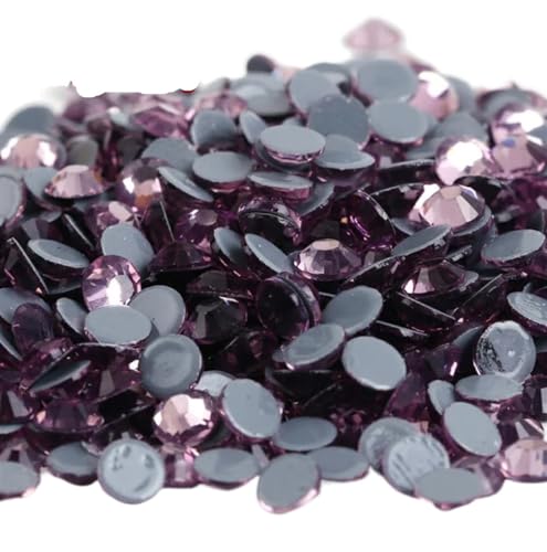 Hotfix-Strasssteine Big Bulk Bag 45 Farben Hotfix Strasssteine ​​Kristall Hot Fix Strass Kleidungsstück(Lt.Amethyst) von WEOKDFHA