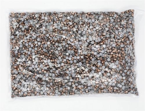 Hotfix-Strasssteine Big Bulk Bag 45 Farben Hotfix Strasssteine ​​Kristall Hot Fix Strass Kleidungsstück(Rose Gold) von WEOKDFHA