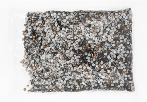 Hotfix-Strasssteine Big Bulk Bag 45 Farben Hotfix Strasssteine ​​Kristall Hot Fix Strass Kleidungsstück(Smoked Topaz) von WEOKDFHA