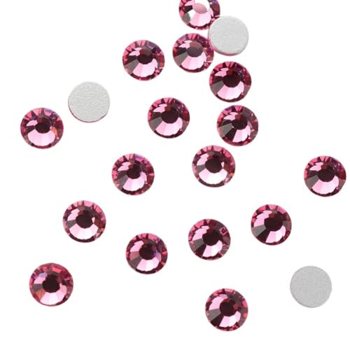 Hotfix-Strasssteine Fixierung Kristall Cristales Flatback Zurück Nicht Hotfix Strass for Taschen Bekleidung DIY Nagel Kunst(125 Rose,4mm SS16 1440pcs) von WEOKDFHA