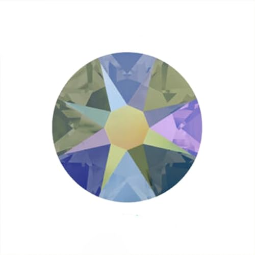 Hotfix-Strasssteine Hotfix-Strassfarben AB, for Aufbügeln auf Kleidung, Kristalle, Strass, Nähen, Handarbeit, DIY, Diamant-Handwerk(Montana AB,SS20 1440pcs) von WEOKDFHA