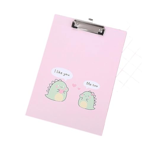 Klemmbrettmappe 2 stücke A4/A5 Zwischenablage Ordner Schreiben Pad Halter Memo Clip Bord Lose-blatt Notebook Datei Schreiben Klemmen büro Liefert(A4 Pink) von WEOKDFHA