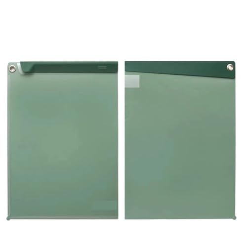 Klemmbrettmappe A4 Multifunktionale Akten-Zwischenablage, Klappordner, Dokumentenhalter, Schreibtisch-Organizer, Besprechung, Schreibblock, Schule, Büro, Schreibwaren(Green) von WEOKDFHA