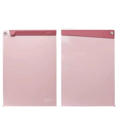 Klemmbrettmappe A4 Multifunktionale Akten-Zwischenablage, Klappordner, Dokumentenhalter, Schreibtisch-Organizer, Besprechung, Schreibblock, Schule, Büro, Schreibwaren(Pink) von WEOKDFHA