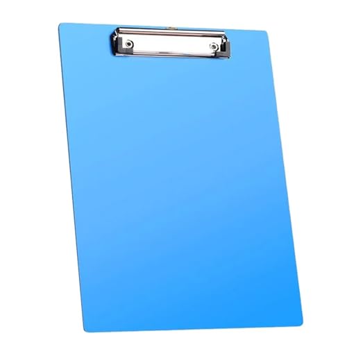 Klemmbrettmappe A4-Zwischenablage-Ordner, Schreibblockhalter, Memo-Klemmbrett, Loseblatt-Notizbuchdatei, Schreibklemmen, Bürobedarf(Blue) von WEOKDFHA