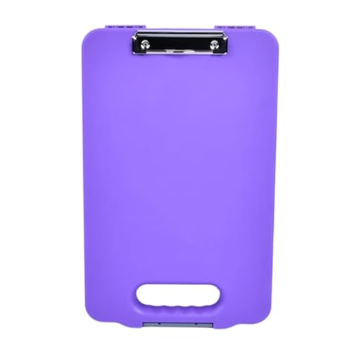 Klemmbrettmappe Akten-Klemmbretter mit Zwischenablage, Stiftbox, Dokumentenmappe, Schreibblock mit Aktenetui(For Purple) von WEOKDFHA