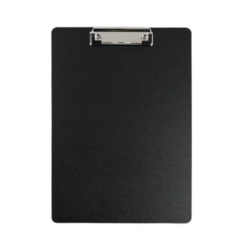 Klemmbrettmappe Menühalter, verdickt, rechteckig, wasserdicht, A4-Aktenordner, Papier, Klemmbrett, Schreibblock(Black) von WEOKDFHA