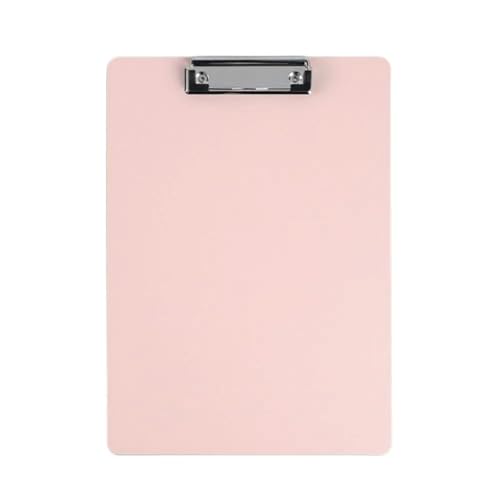 Klemmbrettmappe Menühalter, verdickt, rechteckig, wasserdicht, A4-Aktenordner, Papier, Klemmbrett, Schreibblock(Pink) von WEOKDFHA