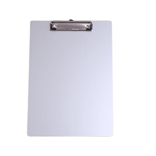Klemmbrettmappe Metall-Schreibtafel, A4, Aluminium, Klemmbrett, Aktenordner, Bürobedarf von WEOKDFHA