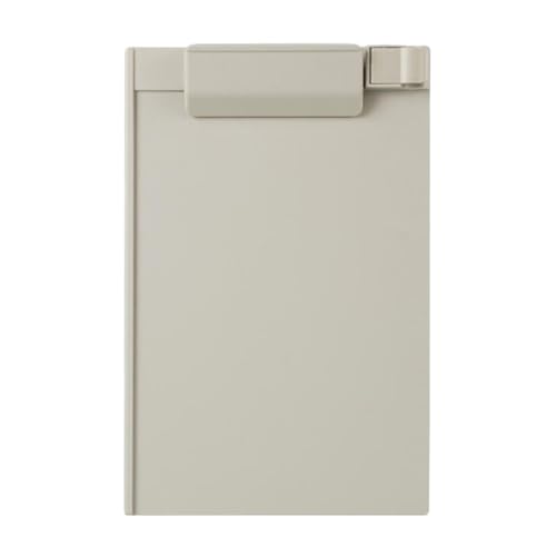Klemmbrettmappe Stationäre Schreibtafeln mit Clip, Klemmbrett, Tische, Papierhalter, A4(Grey) von WEOKDFHA