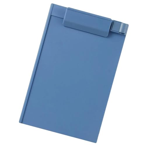 Klemmbrettmappe Stationäre Schreibtafeln mit Clip, Klemmbrett, Tische, Papierhalter, A4(Sky blue) von WEOKDFHA