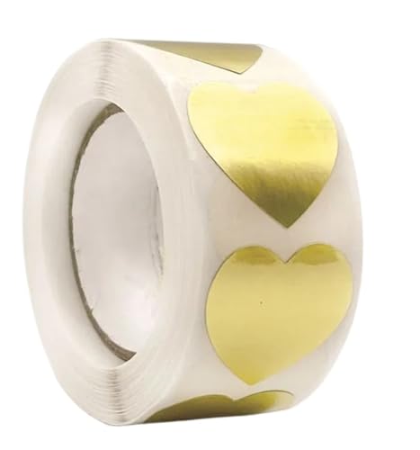 Prägeaufkleber Gold Runde Liebe Versiegelung Etiketten Shop Süßigkeiten Kuchen Verpackung Dekorative Aufkleber Urlaub Party Hochzeit Geschenk Box Papier Tasche Label(B-200pcs) von WEOKDFHA