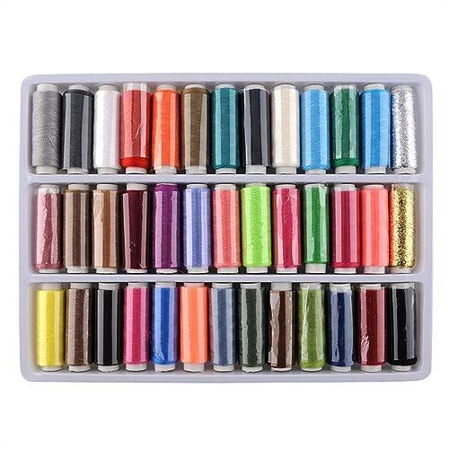 Stickgarn 39 Teile/satz Polyester Maschine Stickerei Nähgarn Handnähgarn Handwerk Nähen von WEOKDFHA