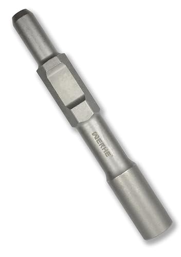 WERHE® Professional HEX30 Erdnageleintreiber zum Einstecken von Tiefenerder Erder Erdung Staberder – Innen durchmesser Ø 25,5 mm 257x35 mm – Jack Hammer Picket Pfosten Driver Treiber von WERHE