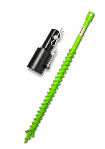 WERHE Profi Bohrer für Erdbohrer 40 mm Doppel-Welle Pfahlbohrer Brunnenbohrer robuste Bohrspitze passend für Stihl BT 106 C, BT 120 C, BT 121, BT 130, BT 131 WERHE Profi Bohrer für Erdbohrer 40 mm Doppel-Welle Pfahlbohrer Brunnenbohrer robuste Bohrspitze passend für Stihl BT 106 C, BT 120 C, BT 121, BT 130, BT 131 von WERHE