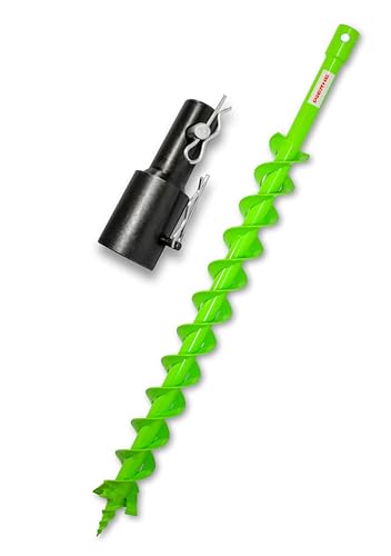 WERHE Profi Bohrer für Erdbohrer 60 mm Doppel-Welle Pfahlbohrer Brunnenbohrer robuste Bohrspitze passend für Stihl BT 106 C, BT 120 C, BT 121, BT 130, BT 131 WERHE Profi Bohrer für Erdbohrer 60 mm Doppel-Welle Pfahlbohrer Brunnenbohrer robuste Bohrspitze passend für Stihl BT 106 C, BT 120 C, BT 121, BT 130, BT 131 von WERHE