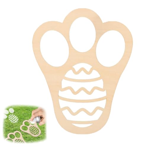 WERIGONI 1 Packung Osterhasen-Schablonen für Rasenmalerei, Osterhasenpfade, wiederverwendbare Osterhasen-Schablonen von WERIGONI