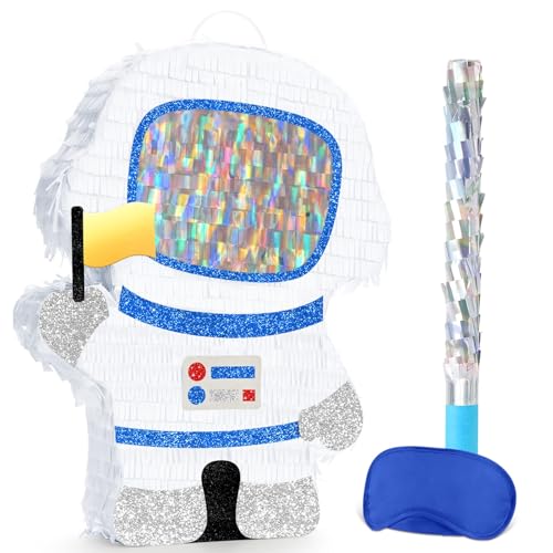 WERNNSAI Astronaut Pinata – Weltraum-Themen-Geburtstagsparty-Zubehör, Piñata-Bündel WERNNSAI Astronaut Pinata – Weltraum-Themen-Geburtstagsparty-Zubehör, Piñata-Bündel von WERNNSAI