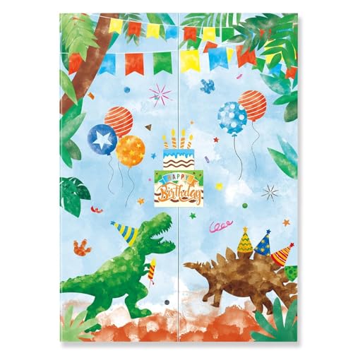 WERNNSAI Happy Birthday-Gästebuch – Dinosaurier Geburtstagsparty Zubehör 30 x 45 cm Dino Geburtstags Gästebuch Alternative zum Happy Birthday Signaturbuch für Kinder Jungen Geburtstagsparty-Dekoration WERNNSAI Happy Birthday-Gästebuch – Dinosaurier Geburtstagsparty Zubehör 30 x 45 cm Dino Geburtstags Gästebuch Alternative zum Happy Birthday Signaturbuch für Kinder Jungen Geburtstagsparty-Dekoration von WERNNSAI