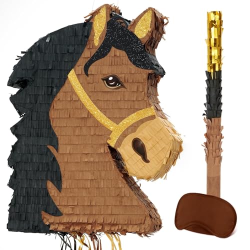 WERNNSAI Piñata mit Pferdemotiven, Partyzubehör, Pinata-Set WERNNSAI Piñata mit Pferdemotiven, Partyzubehör, Pinata-Set von WERNNSAI
