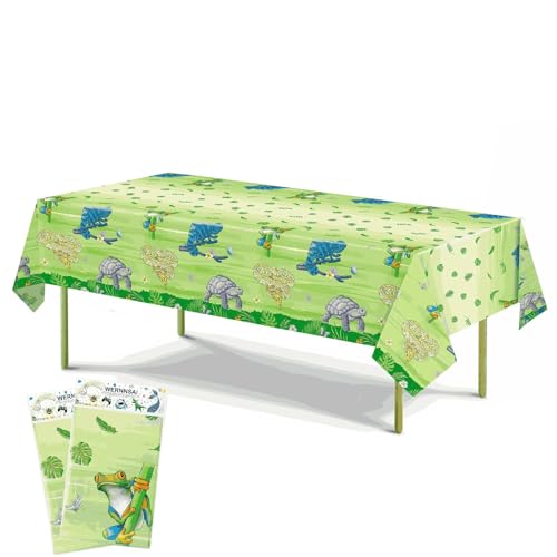 WERNNSAI Reptilien-Tischdecke – 2 Stück, Dschungel-Party-Dekorationen, 137 x 274 cm, Einweg-Tischdecken für Kinder, Jungen, Familie, Abendessen, Camping, Schlangen, Schildkröten, Eidechsen, WERNNSAI Reptilien-Tischdecke – 2 Stück, Dschungel-Party-Dekorationen, 137 x 274 cm, Einweg-Tischdecken für Kinder, Jungen, Familie, Abendessen, Camping, Schlangen, Schildkröten, Eidechsen, von WERNNSAI