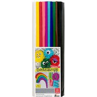 WEROLA Krepppapier Regenbogen farbsortiert 31 g/qm 10 Rollen von WEROLA