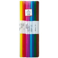 Werola Krepppapier schwer entflammbar farbsortiert 38 g/qm 10 Rollen von Werola