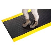 WESEMEYER Anti-Ermüdungsmatte Soft Plus schwarz, gelb 60,0 x 300,0 cm von WESEMEYER