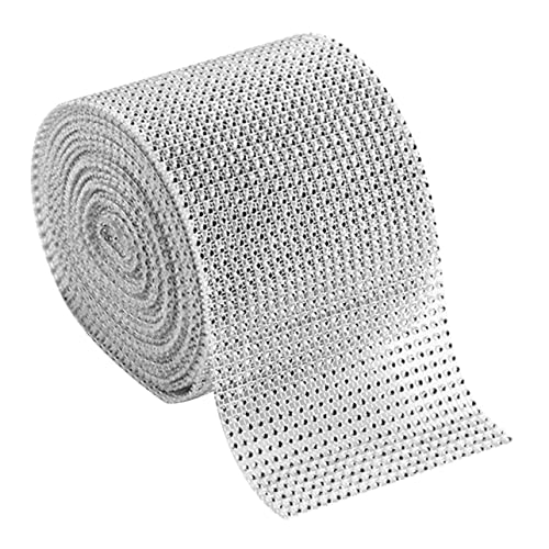 WESIEVYA 1 Rolle Harz-diamantnetz-rolle Strassbesatz Strassrolle Edelsteinstreifen Für Bankettgeschenk Hochzeit Geschenkboxe WESIEVYA 1 Rolle Harz-diamantnetz-rolle Strassbesatz Strassrolle Edelsteinstreifen Für Bankettgeschenk Hochzeit Geschenkboxe von WESIEVYA