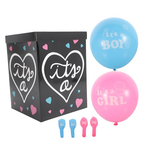 WESIEVYA 1 Satz Ballon-pappbox Für Babyparty Gender-reveal-ballonbox Für Babyparty Für Jungen Oder Mädchen WESIEVYA 1 Satz Ballon-pappbox Für Babyparty Gender-reveal-ballonbox Für Babyparty Für Jungen Oder Mädchen von WESIEVYA
