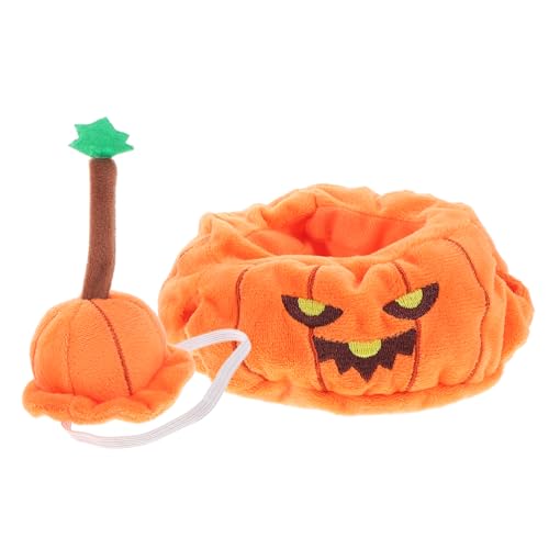 WESIEVYA 1 Set Halloween Kürbis Puppe Kleidung Puppen Kostüm Kleid up Kappe Miniatur Kleidung Für Sammler von WESIEVYA