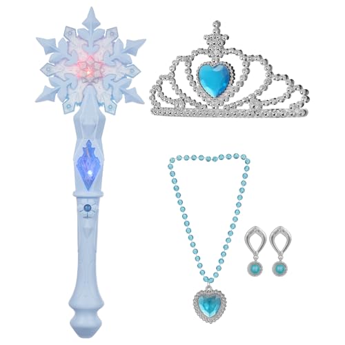 WESIEVYA 1 Stück Glitzerndes Zauberstab Set für Leuchtender Mehrfarbiger Glitzerstab für Partys Weihnachten und Feierlichkeiten Sicher zur Schaffung Festlichen von WESIEVYA