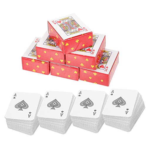 WESIEVYA Mini-Spielkarten 10 Sätze Miniatur-pokerkarten Reise-Spielzeug Party-aktivitäten Kompakte Größe Einfach Zu Verstauen Kartenspiele Für Erwachsene Und Kinder WESIEVYA Mini-Spielkarten 10 Sätze Miniatur-pokerkarten Reise-Spielzeug Party-aktivitäten Kompakte Größe Einfach Zu Verstauen Kartenspiele Für Erwachsene Und Kinder von WESIEVYA