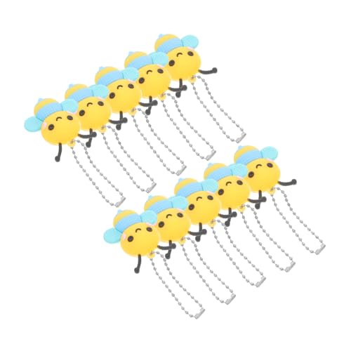 WESIEVYA 10 Stück Bienen Schlüsselanhänger, Pvc Bienenschmuck, Bienen Schlüsselring, Hängedekor, Pvc Bienen , Schlüsselornament, Pvc Schlüsselanhänger, Rucksack Bienenanhänger, Rucksack WESIEVYA 10 Stück Bienen Schlüsselanhänger, Pvc Bienenschmuck, Bienen Schlüsselring, Hängedekor, Pvc Bienen , Schlüsselornament, Pvc Schlüsselanhänger, Rucksack Bienenanhänger, Rucksack von WESIEVYA