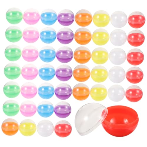 WESIEVYA 100 Stück Runde Schalen, Leere Ballverpackungen, Ball, Verkaufsautomat, Transparente Kapseln, Leere Kapseln Für Verkaufsautomaten, Partygeschenk, Verkaufsautomatenkapseln Für WESIEVYA 100 Stück Runde Schalen, Leere Ballverpackungen, Ball, Verkaufsautomat, Transparente Kapseln, Leere Kapseln Für Verkaufsautomaten, Partygeschenk, Verkaufsautomatenkapseln Für von WESIEVYA