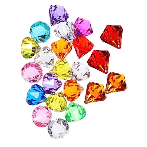 WESIEVYA Edelsteine ​​zum Blenden Acryl-Diamant-Edelsteine Tauchspielzeug Für Jungen Und Mädchen Großpackung Zufällige Auswahl von WESIEVYA