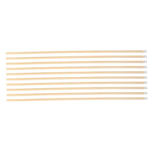 WESIEVYA 10st Schattenpuppenmaterial Puppenspielzeug Aus Holz Schattenpuppen-zubehör Steuerung des Puppenarms Marionettensteuerstange Puppenstangen Aus Holz Puppenstab-zubehör Khaki Hölzern von WESIEVYA