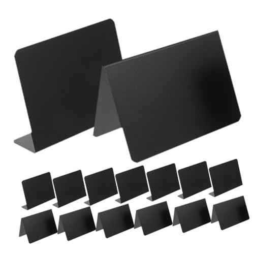 WESIEVYA 12 Stück Teiliges Mini Tafel Schilder Wiederverwendbare Abwischbare Tischzeichen für Menüs Nachrichten und Dekoration für Hochzeiten und Partys von WESIEVYA