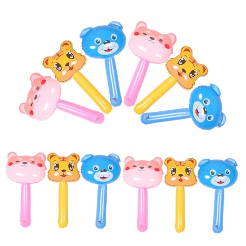 WESIEVYA 12St aufblasbarer hammer der karikatur Aufblasbare Tierballons Kinderhammer bläst sich auf interaktives spielzeug kinderspielzeug aufblasbare Dschungeltiere Aufblasbare Zootiere WESIEVYA 12St aufblasbarer hammer der karikatur Aufblasbare Tierballons Kinderhammer bläst sich auf interaktives spielzeug kinderspielzeug aufblasbare Dschungeltiere Aufblasbare Zootiere von WESIEVYA
