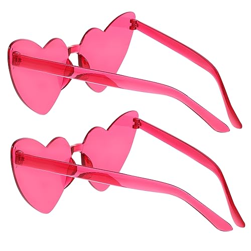 WESIEVYA 2 Stück Dekorative Brillen, Hochzeitsparty Brillen, Herz Sonnenbrillen, Randlose Sonnenbrillen, Lustige Brillen Für Party Sonnenbrillen, Partygeschenke, Süße Sonnenbrillen Für WESIEVYA 2 Stück Dekorative Brillen, Hochzeitsparty Brillen, Herz Sonnenbrillen, Randlose Sonnenbrillen, Lustige Brillen Für Party Sonnenbrillen, Partygeschenke, Süße Sonnenbrillen Für von WESIEVYA