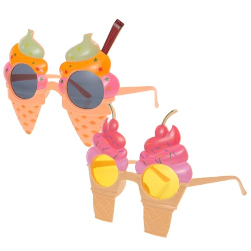 WESIEVYA 2 Stück Eistüten Brillen, Neuartige Sonnenbrillen Für Erwachsene, Sonnenbrillen, Lustige Requisiten, Party Hawaii Sonnenbrillen, Lustige Hawaii Sonnenbrillen Für Erwachsene, WESIEVYA 2 Stück Eistüten Brillen, Neuartige Sonnenbrillen Für Erwachsene, Sonnenbrillen, Lustige Requisiten, Party Hawaii Sonnenbrillen, Lustige Hawaii Sonnenbrillen Für Erwachsene, von WESIEVYA