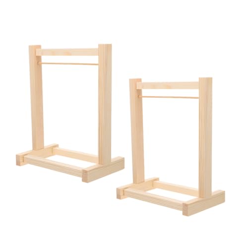 WESIEVYA 2 Stücke Puppe Kleidung Rack Holz Puppen Kleidung Display Rack Holz Puppe Kleiderschrank Möbel Zubehör Für Puppenhaus Liefert WESIEVYA 2 Stücke Puppe Kleidung Rack Holz Puppen Kleidung Display Rack Holz Puppe Kleiderschrank Möbel Zubehör Für Puppenhaus Liefert von WESIEVYA