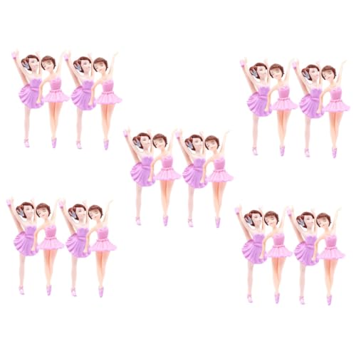 WESIEVYA 5sets Balletttänzerin Statue Mädchen Kuchen Topper Tanz Kuchen Ballerina Skulptur Für Party 4 Stücke * 5 WESIEVYA 5sets Balletttänzerin Statue Mädchen Kuchen Topper Tanz Kuchen Ballerina Skulptur Für Party 4 Stücke * 5 von WESIEVYA