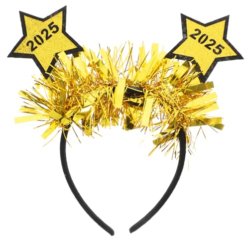 WESIEVYA 2025 Stern Stirnband, Neujahrsparty, Haarreifen, Glitzer Stirnbänder Für Frauen, Urlaubs Stirnbänder Für Frauen, Haar Accessoire Für Neujahrspartys, Neujahrs Haarreifen, Party WESIEVYA 2025 Stern Stirnband, Neujahrsparty, Haarreifen, Glitzer Stirnbänder Für Frauen, Urlaubs Stirnbänder Für Frauen, Haar Accessoire Für Neujahrspartys, Neujahrs Haarreifen, Party von WESIEVYA