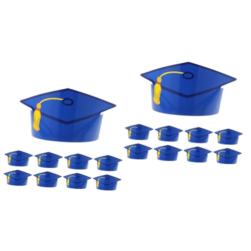 WESIEVYA 2 Sets Einzigartige Graduierungskappen Aus Papier Für Partyhüte Abschlussdekorationen 12 Stück * 2 von WESIEVYA