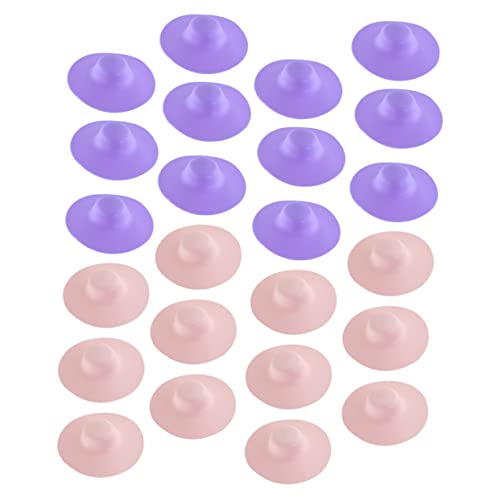 WESIEVYA 24 Stück Simulationshut Puppe Dekorativer Hut Puppenhaar Accessoires Winziger Hut Für Puppe Kleiner Hut Modell Puppe Kopfschmuck DIY Puppenkappen DIY Puppenhut Winziger Puppenhut von WESIEVYA